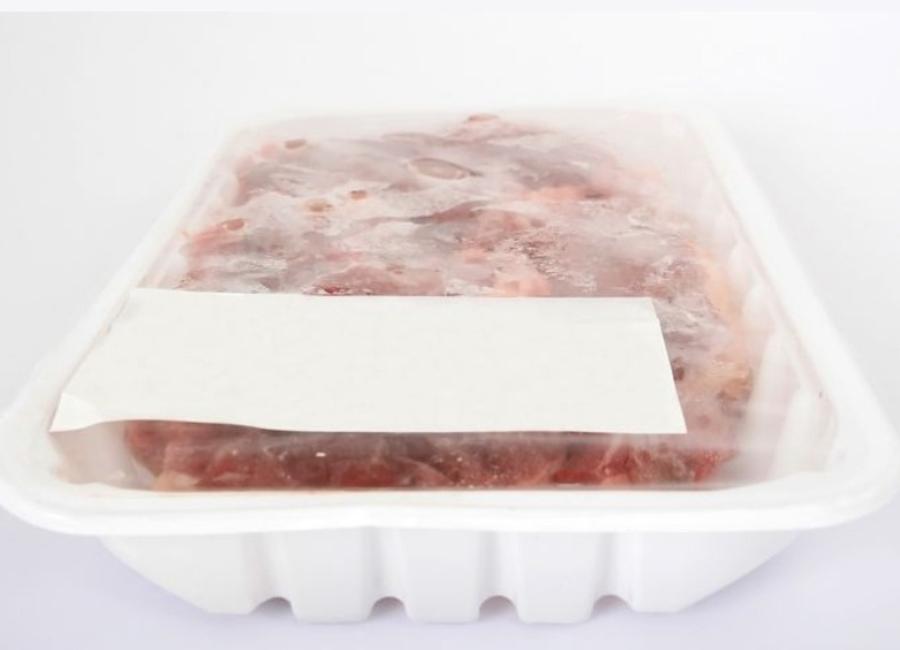 Raw Chicken Package Inflated